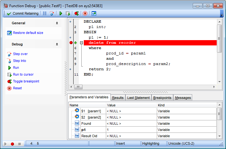 Online Documentation For SQL Manager For PostgreSQL | SQLManager